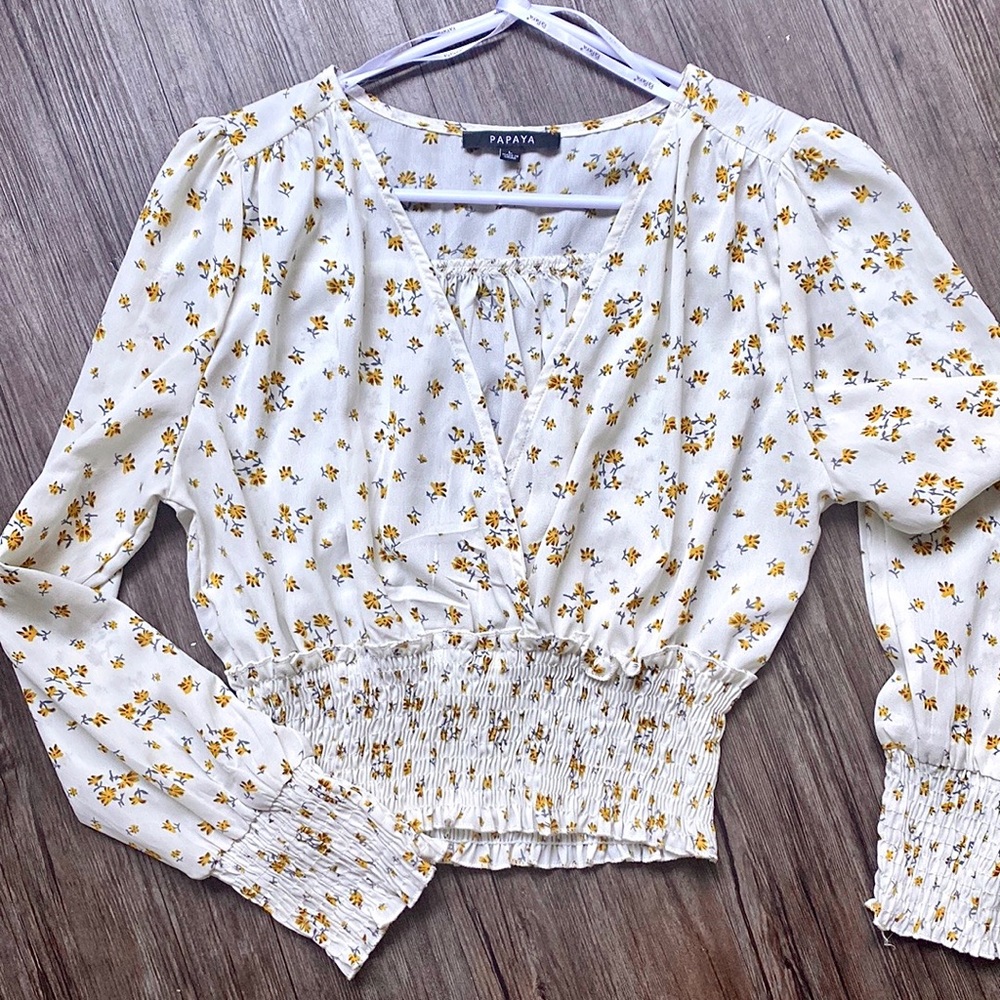 Floral crop top